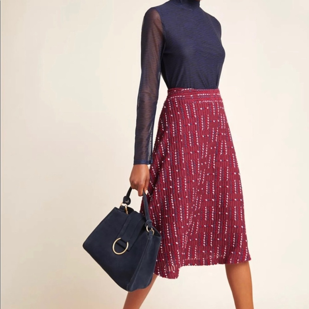 Anthropologie Maeve Midi Skirt